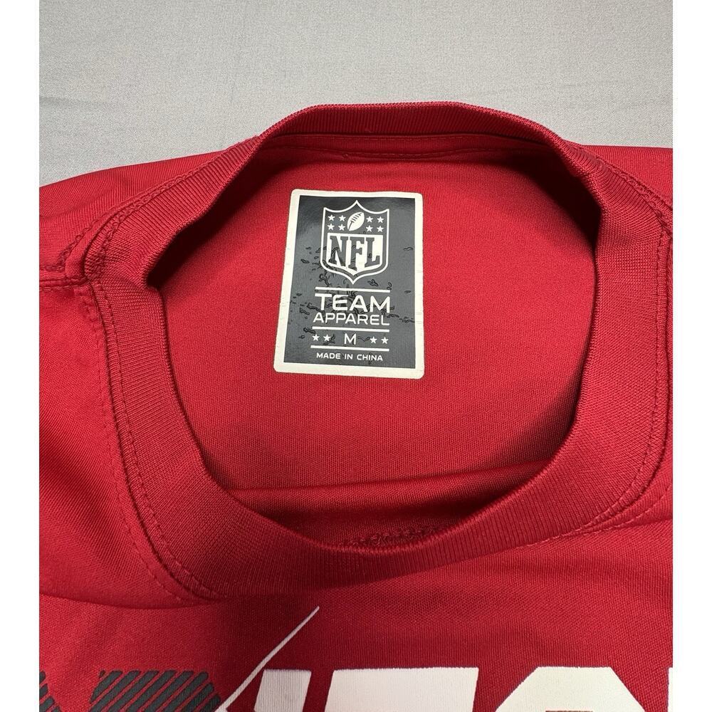 Arizona Cardinals NFL Team Apparel Shirt Men’s Medium Red Black - Picture 3 of 7